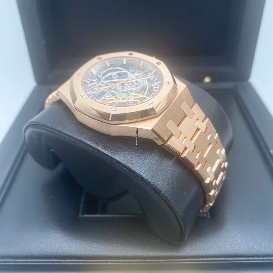 Audemars Piguet Royal Oak Double Balance Wheel Openworked Rose Gold 