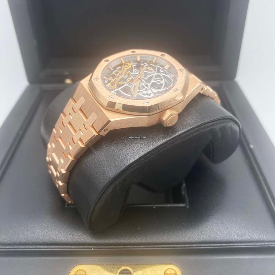 Audemars Piguet Royal Oak Double Balance Wheel Openworked Rose Gold ...