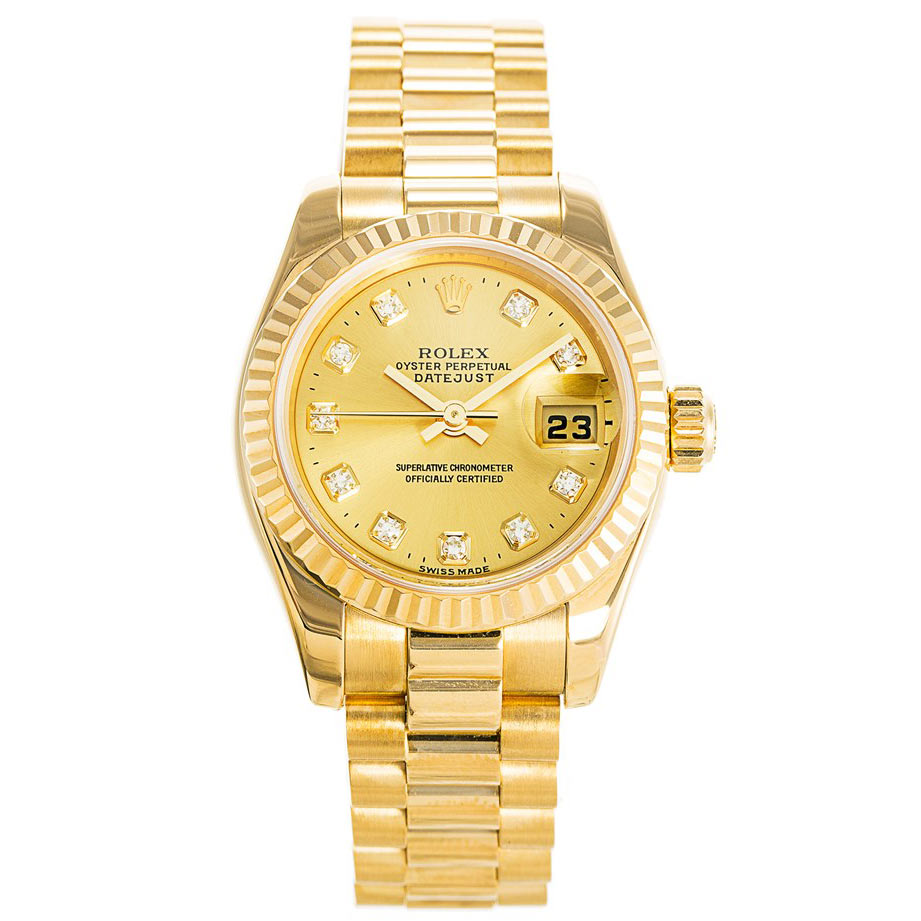 Rolex Datejust Gold Ladies 179178 Replica