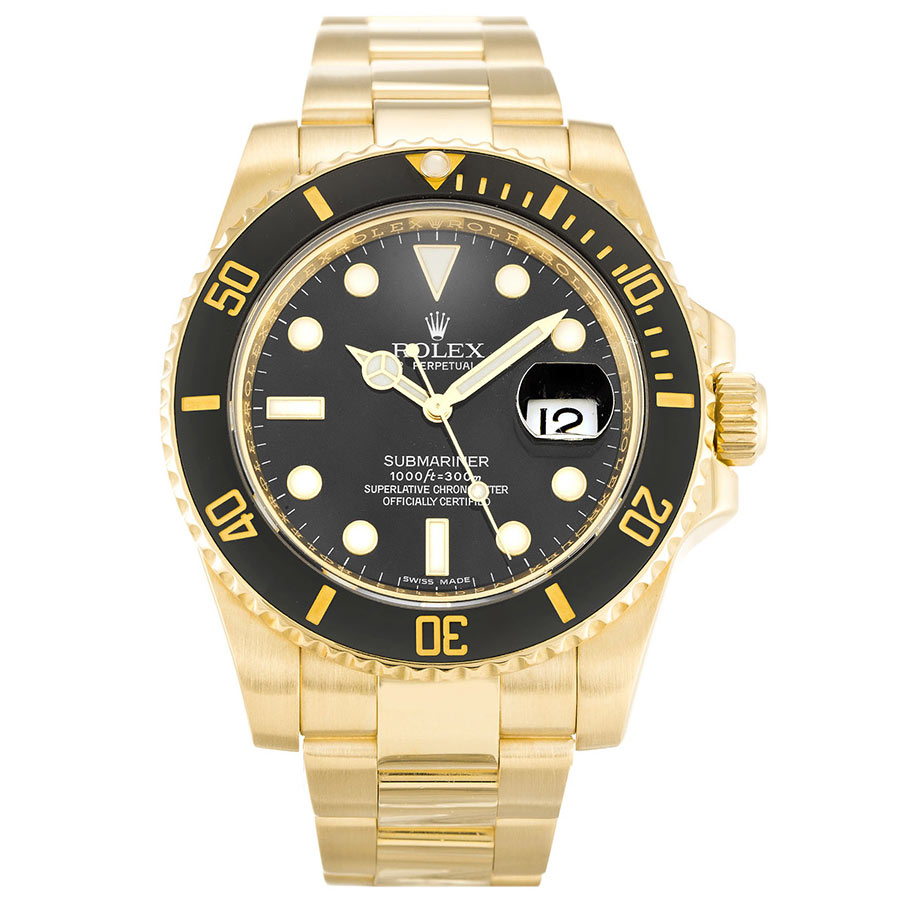 Rolex Submariner Black Dial 116618LN Replica