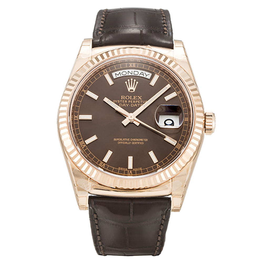 Rolex Day-Date Chocolate 118135 Replica